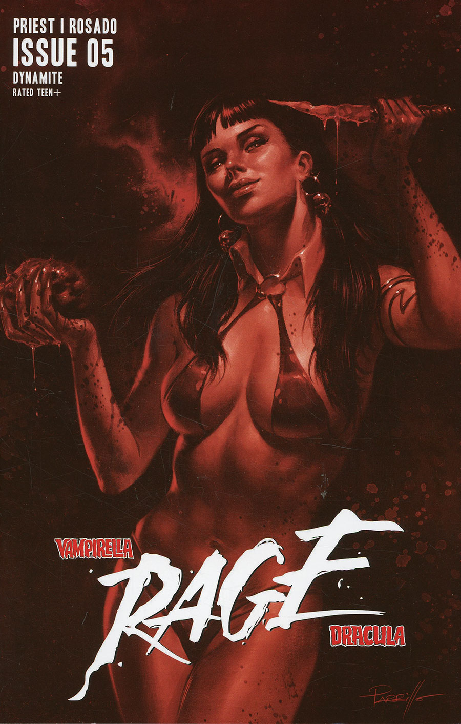 Vampirella Dracula Rage #5 Cover F Incentive Lucio Parrillo Tint Cover