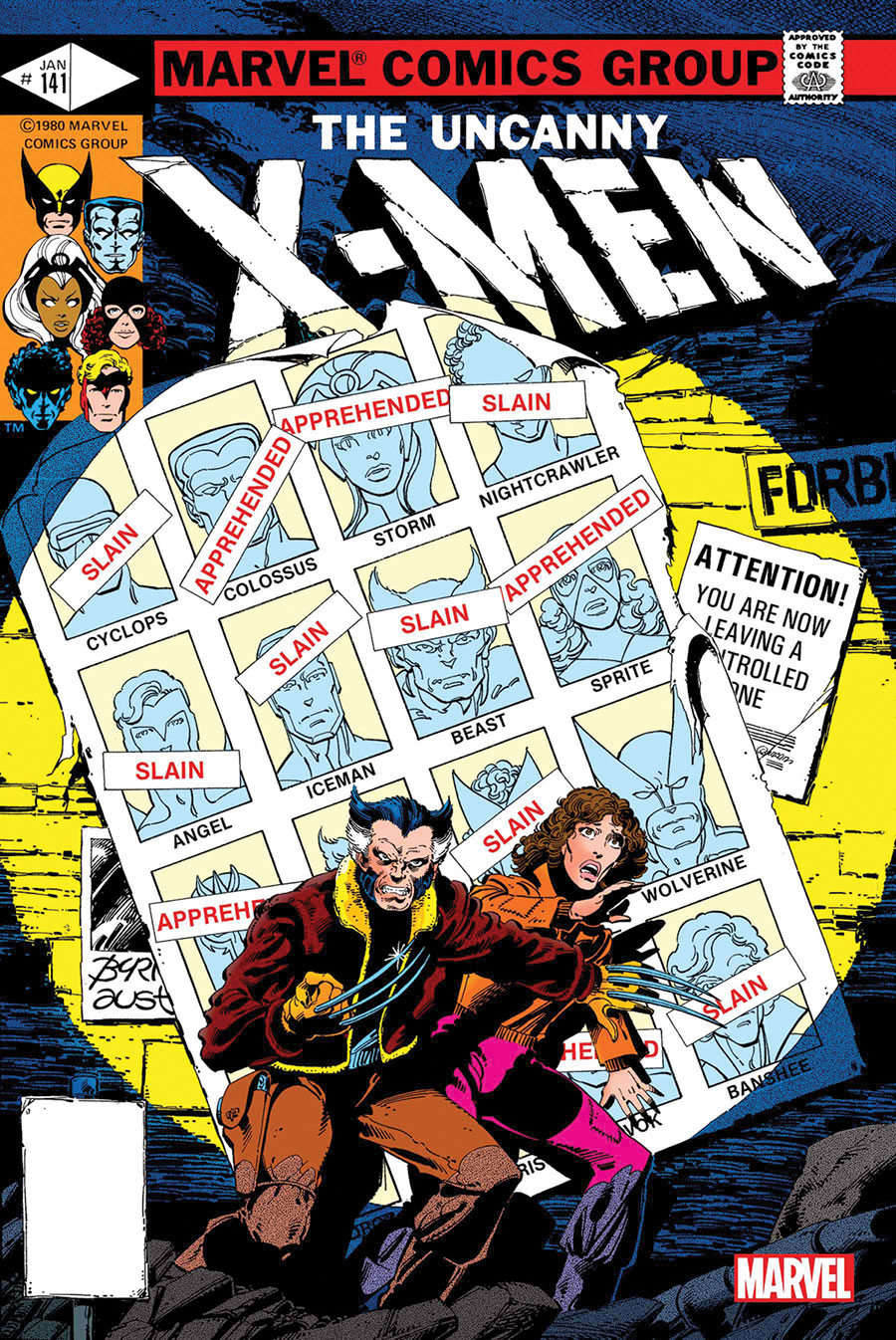 X-Men Vol 1 #141 Cover H Facsimile Edition DF CGC Graded 9.6 Or Higher