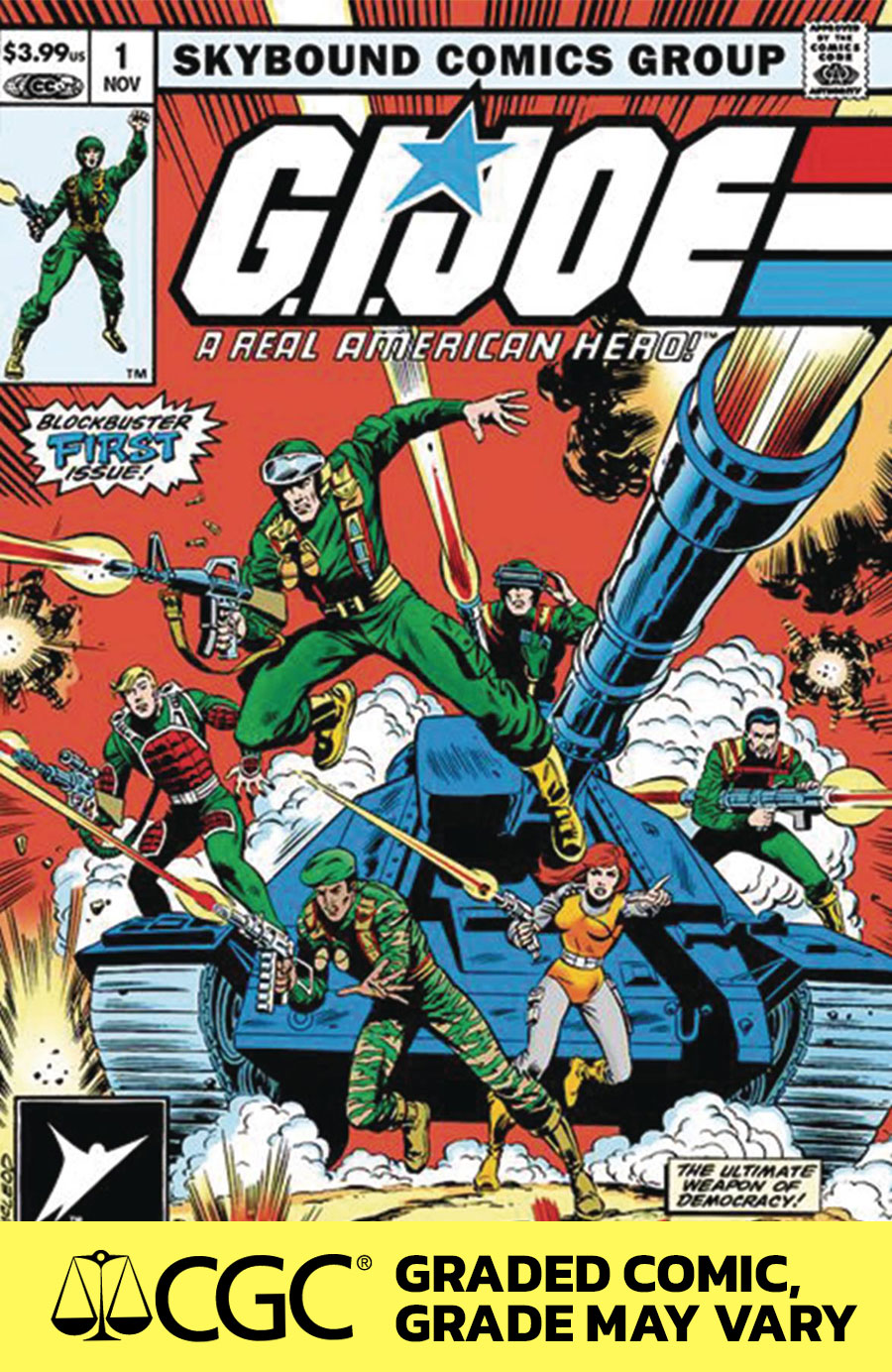 GI Joe A Real American Hero Larry Hama Cut #1 (One Shot) Cover C DF CGC Graded 9.6 Or Higher