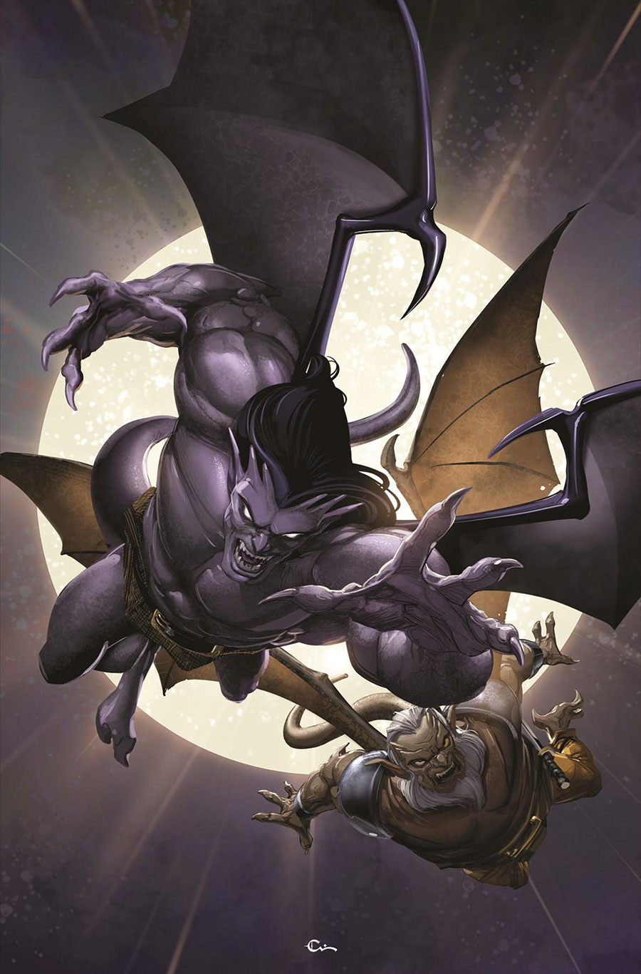 Gargoyles Dark Ages #6 Cover N Limited Edition Clayton Crain Virgin Cover