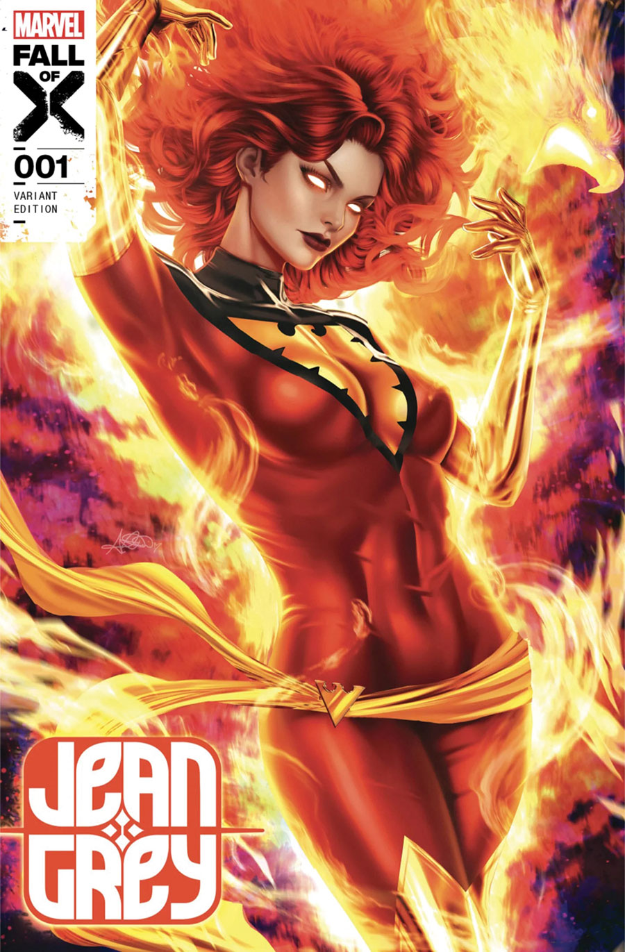 Jean Grey Vol 2 #1 Cover J DF Comicxposure Exclusive Ariel Diaz Variant Cover