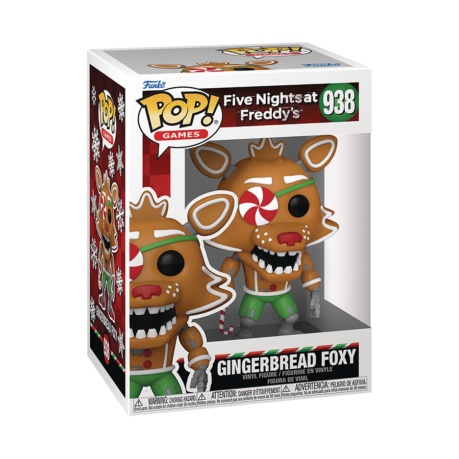POP Games Five Nights At Freddys Holiday Season Gingerbread Foxy Vinyl Figure