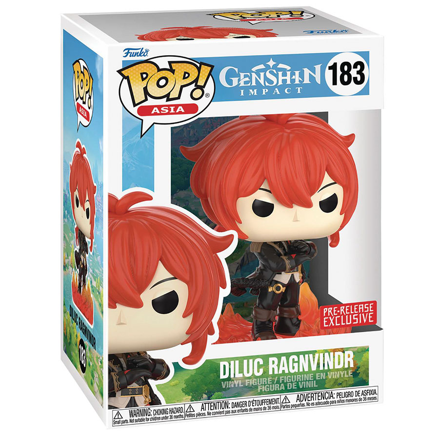 POP Games Genshin Impact Series 2 Diluc Ragnvindr Vinyl Figure