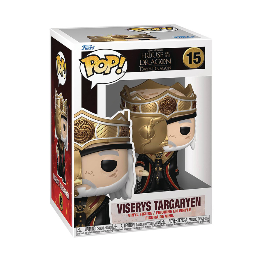 POP Television House Of The Dragon Masked Viserys Vinyl Figure