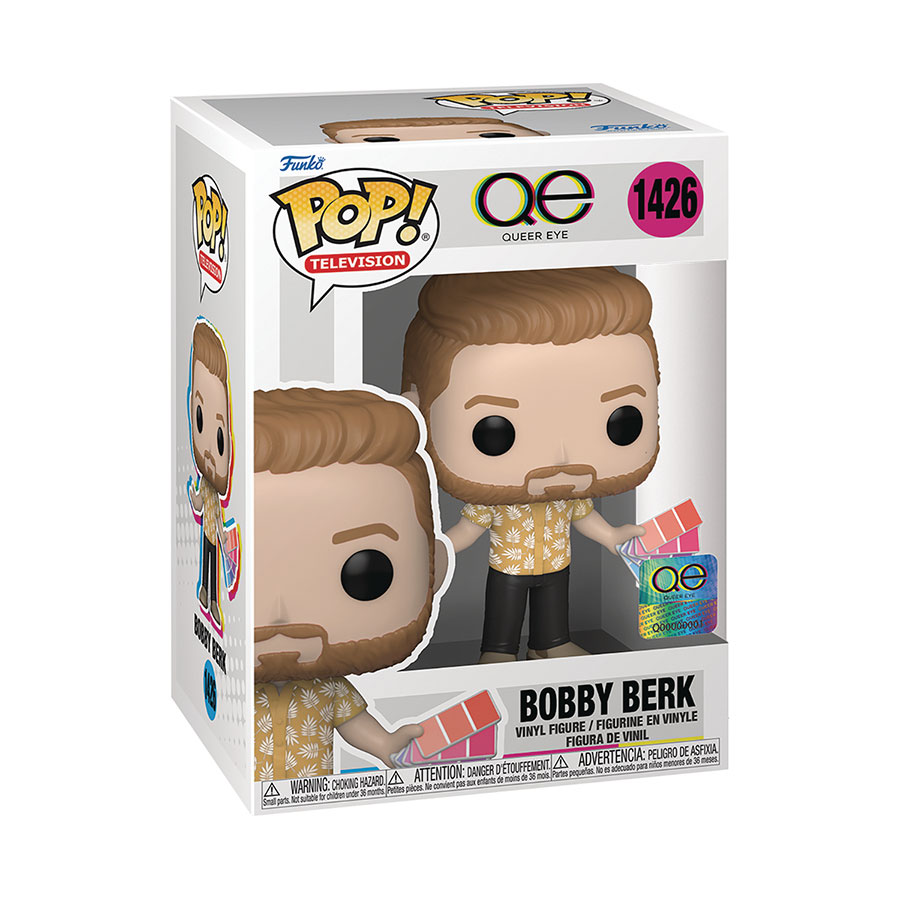 POP Television Queer Eye For The Straight Guy Bobby Berk Vinyl Figure