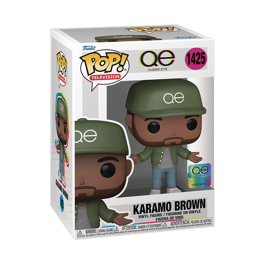 POP Television Queer Eye For The Straight Guy Karamo Brown Vinyl Figure