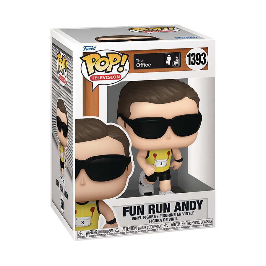 POP Television The Office Fun Run Andy Vinyl Figure