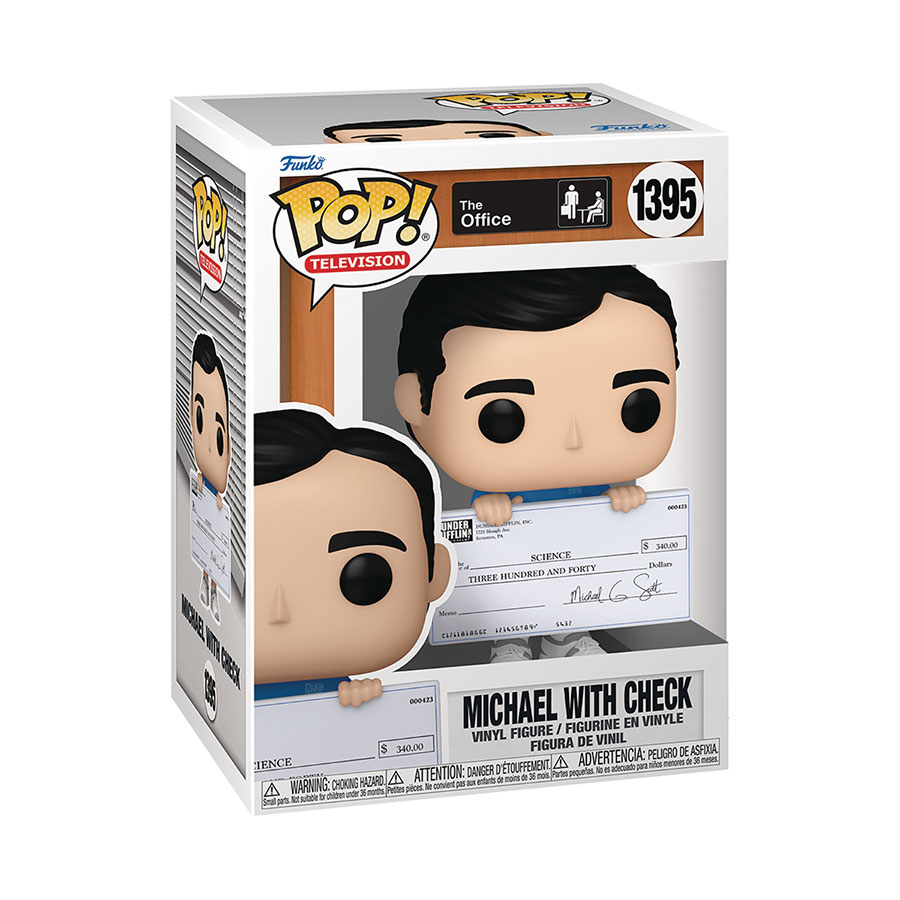 POP Television The Office Michael With Check Vinyl Figure