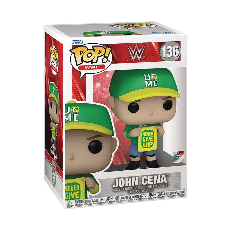 POP WWE John Cena Never Give Up Vinyl Figure