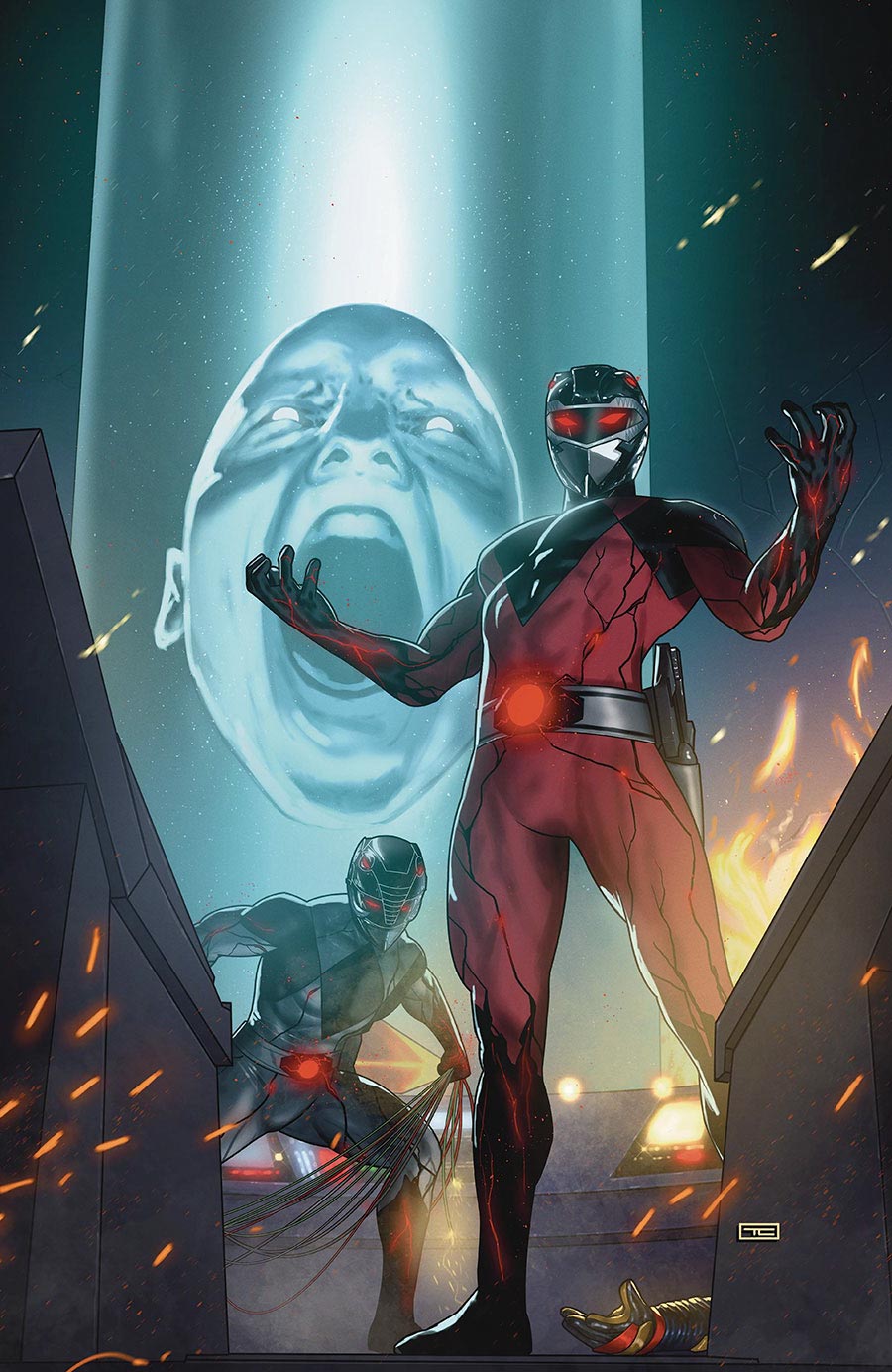 Mighty Morphin Power Rangers (BOOM Studios) #115 Cover E Incentive Taurin Clarke Variant Cover