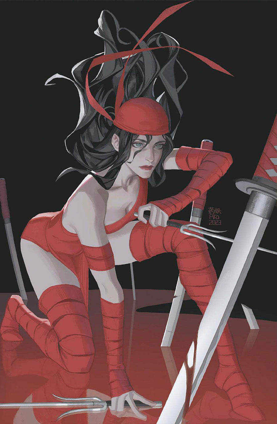 Daredevil Gang War #1 Cover E Incentive AKA Elektra Virgin Cover