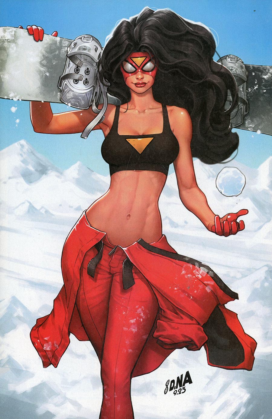 Spider-Woman Vol 8 #2 Cover E Incentive David Nakayama Ski Chalet Virgin Cover (Gang War Tie-In)