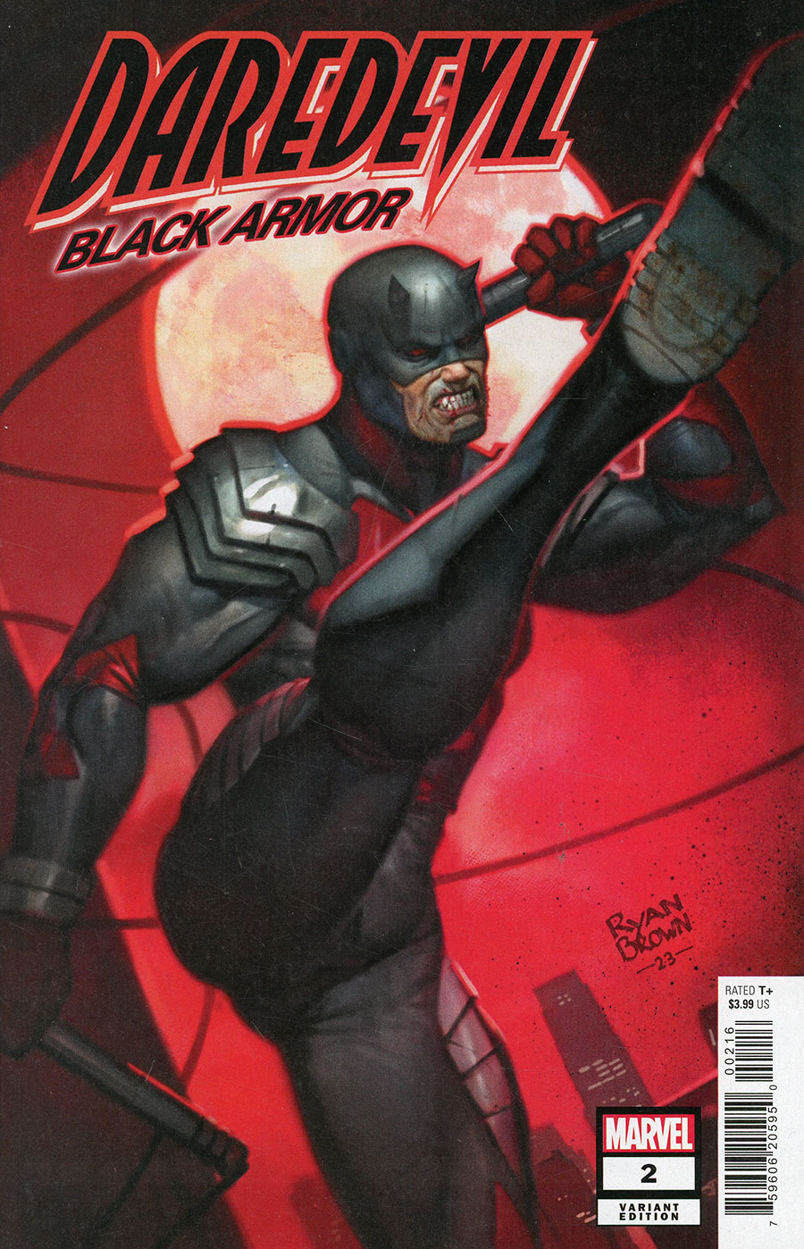 Daredevil Black Armor #2 Cover D Incentive Ryan Brown Variant Cover