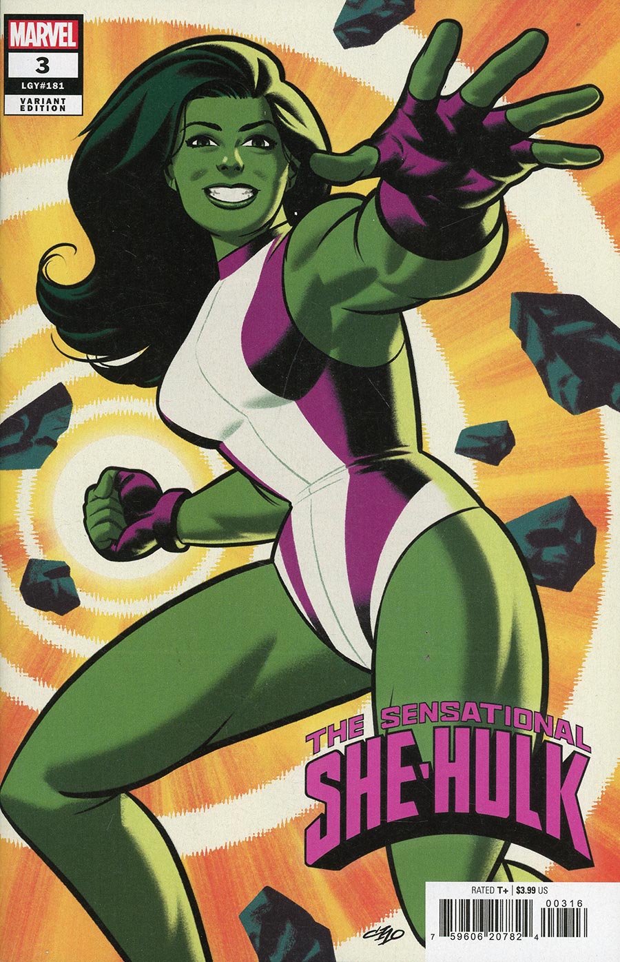 Sensational She-Hulk Vol 2 #3 Cover D Incentive Michael Cho Variant Cover
