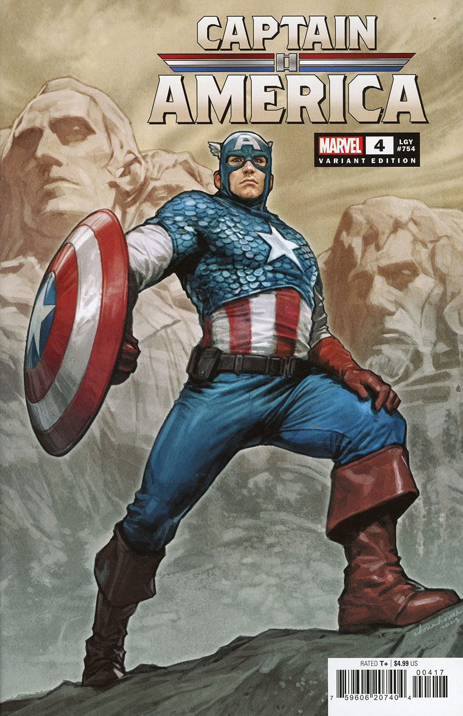 Captain America Vol 10 #4 Cover E Incentive Stonehouse Variant Cover