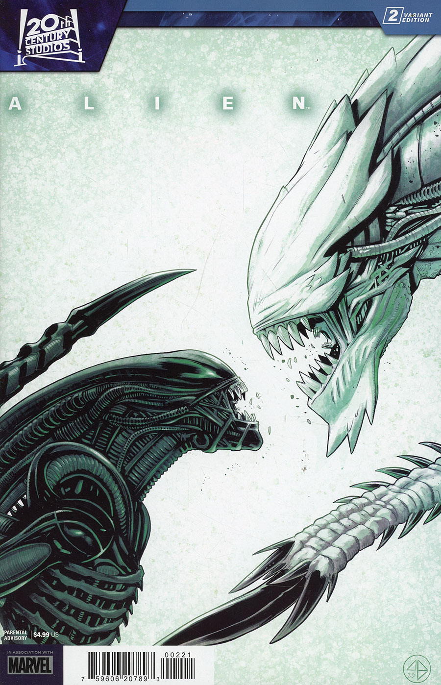 Alien Vol 4 #2 Cover B Variant Andrea Broccardo Cover