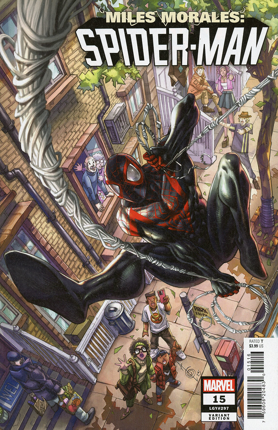 Miles Morales Spider-Man Vol 2 #15 Cover C Incentive Alan Quah Variant Cover (Gang War Tie-In)
