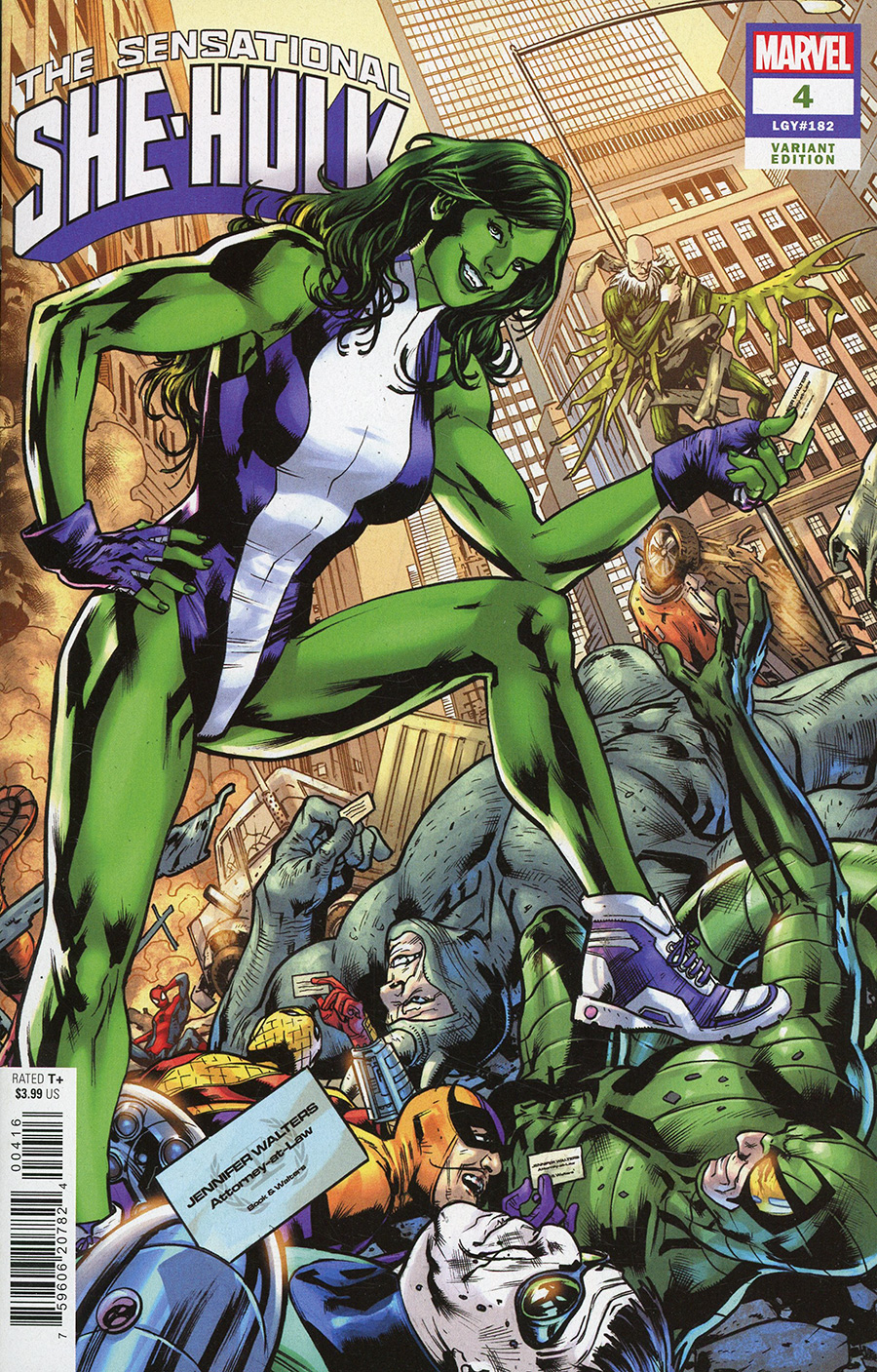 Sensational She-Hulk Vol 2 #4 Cover C Incentive Bryan Hitch Variant Cover