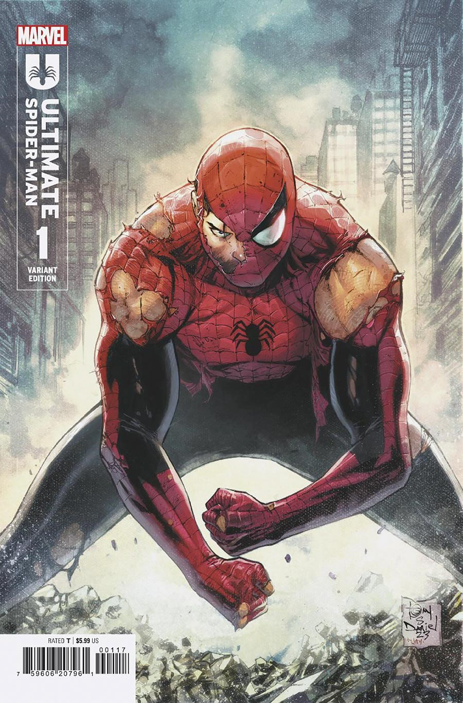 Ultimate Spider-Man Vol 2 #1 Cover M Incentive Tony S Daniel Variant Cover (Limit 1 Per Customer)