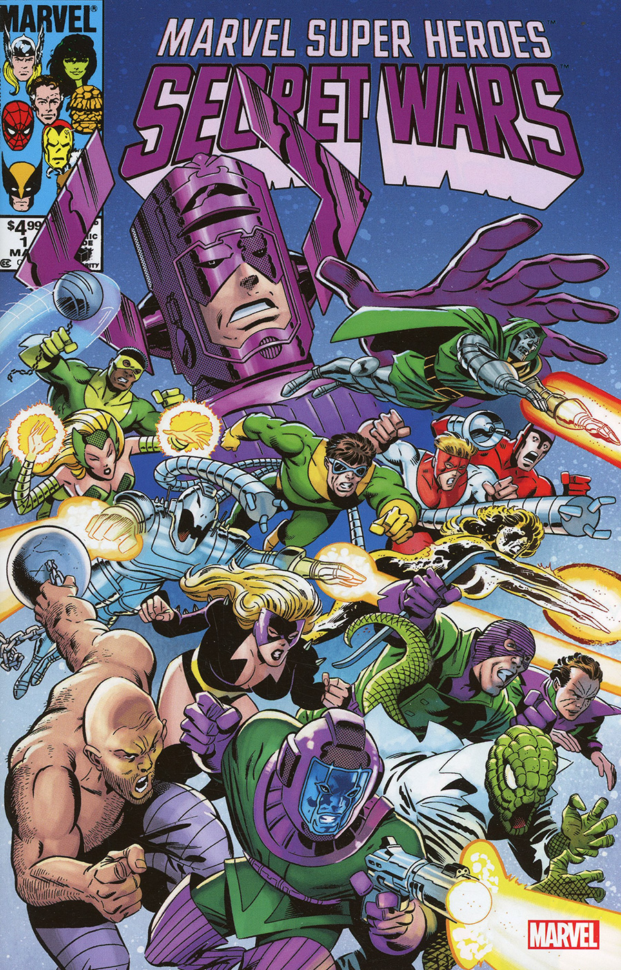 Marvel Super-Heroes Secret Wars #1 Cover H Facsimile Edition Incentive Mike Zeck Hidden Gem Variant Cover