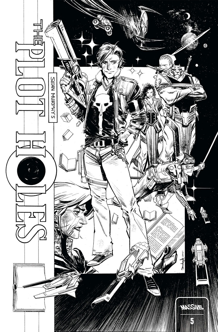 Plot Holes #5 Cover D Incentive Sean Gordon Murphy Black & White Cover