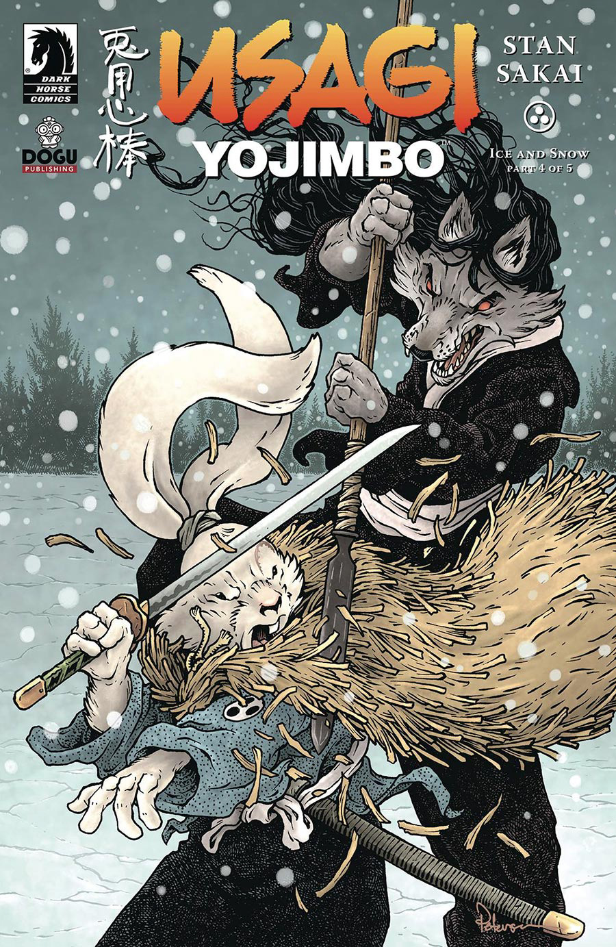 Usagi Yojimbo Ice & Snow #4 Cover C Incentive David Peterson Variant Cover