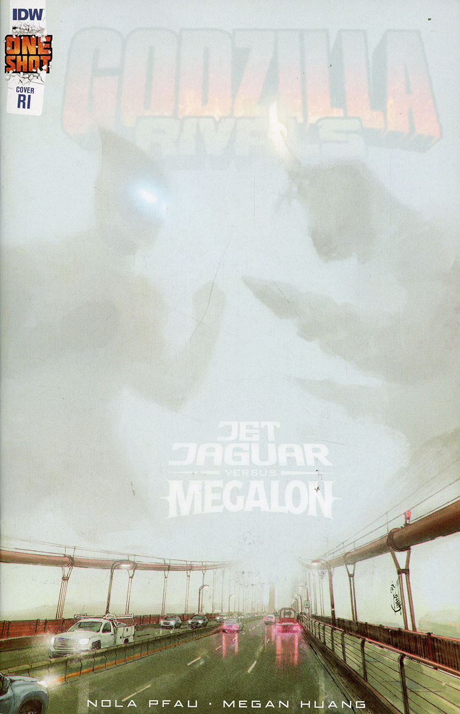Godzilla Rivals Jet Jaguar vs Megalon #1 (One Shot) Cover C Incentive Robert Shehan Variant Cover