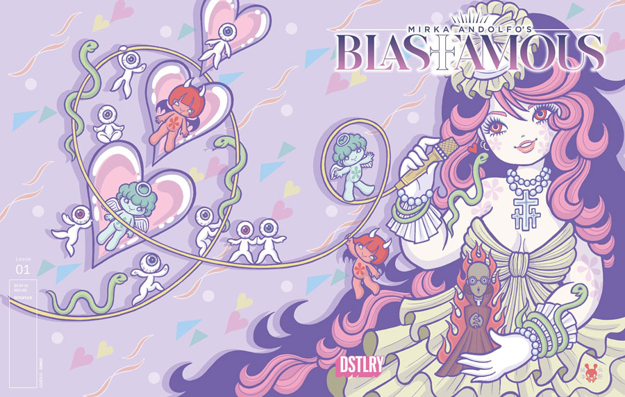 Mirka Andolfos Blasfamous #1 Cover D Incentive Junko Mizuno Wraparound Variant Cover