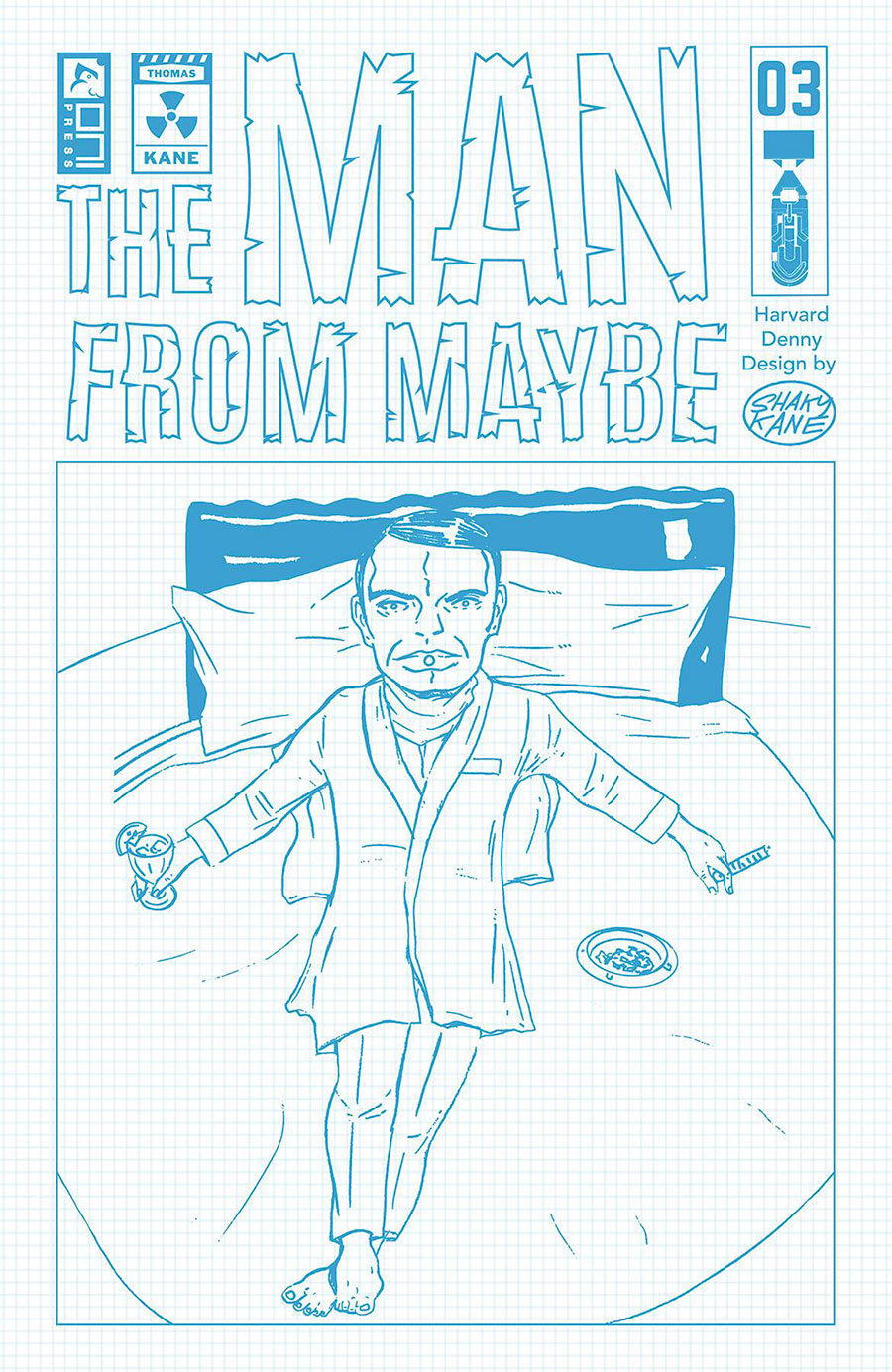 Man From Maybe #3 Cover C Incentive Shaky Kane Character Design Variant Cover