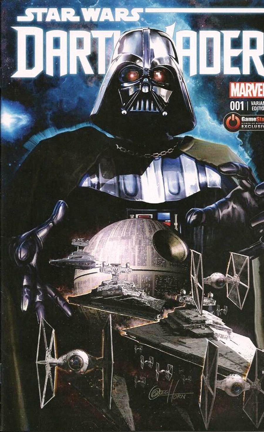 Darth Vader #1 Cover Z-H Gamestop Greg Horn Variant Cover