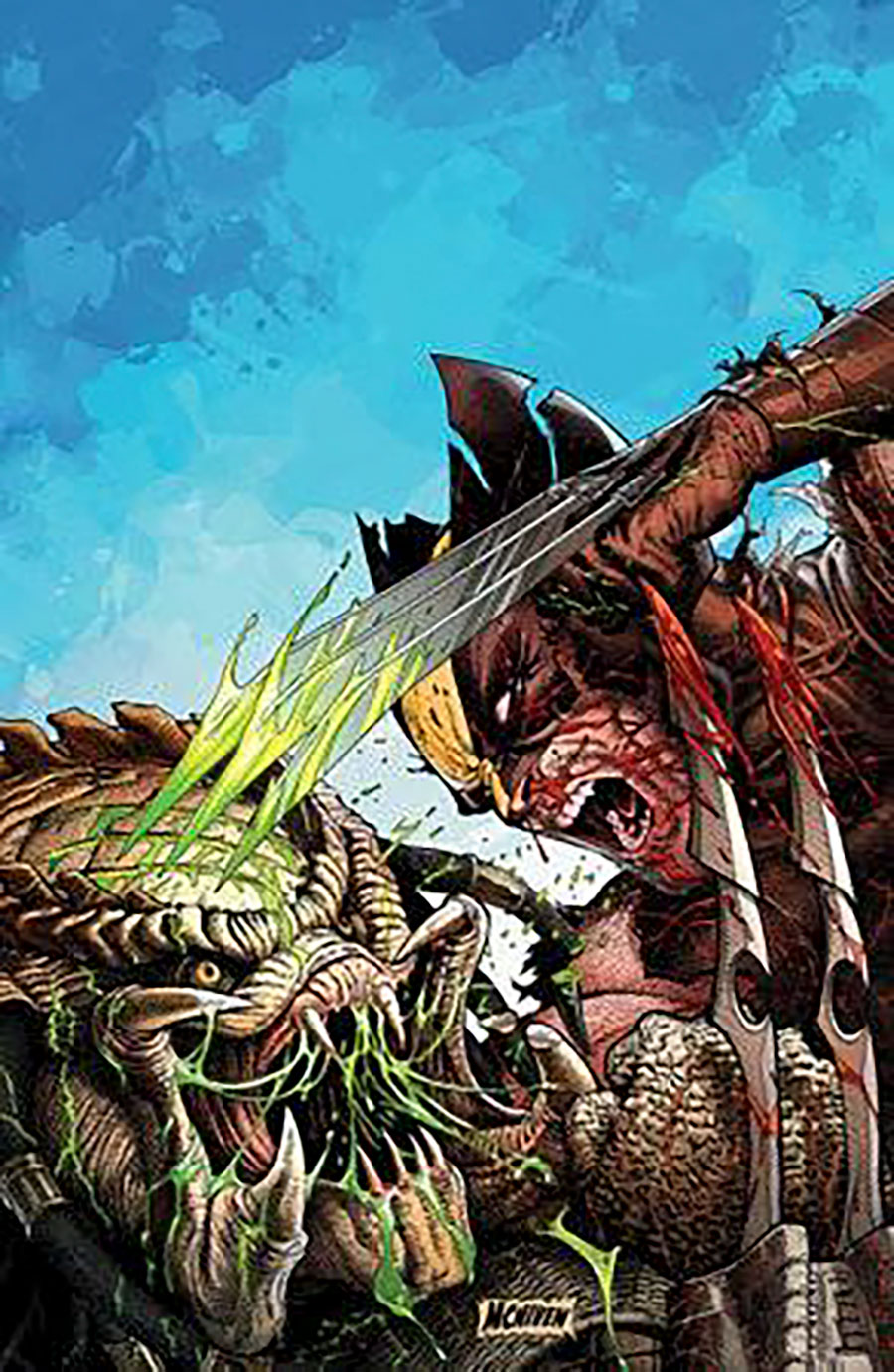 Predator vs Wolverine #1 Cover L 2nd Ptg Incentive Steve McNiven Variant Cover