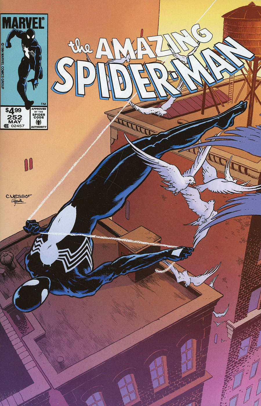 Amazing Spider-Man #252 Cover M Facsimile Edition Incentive Charles Vess Hidden Gem Variant Cover New Ptg
