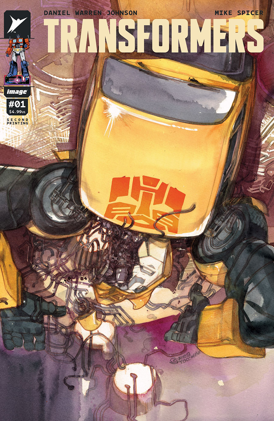 Transformers Vol 5 #1 Cover N 2nd Ptg E Greg Tocchini Variant Cover