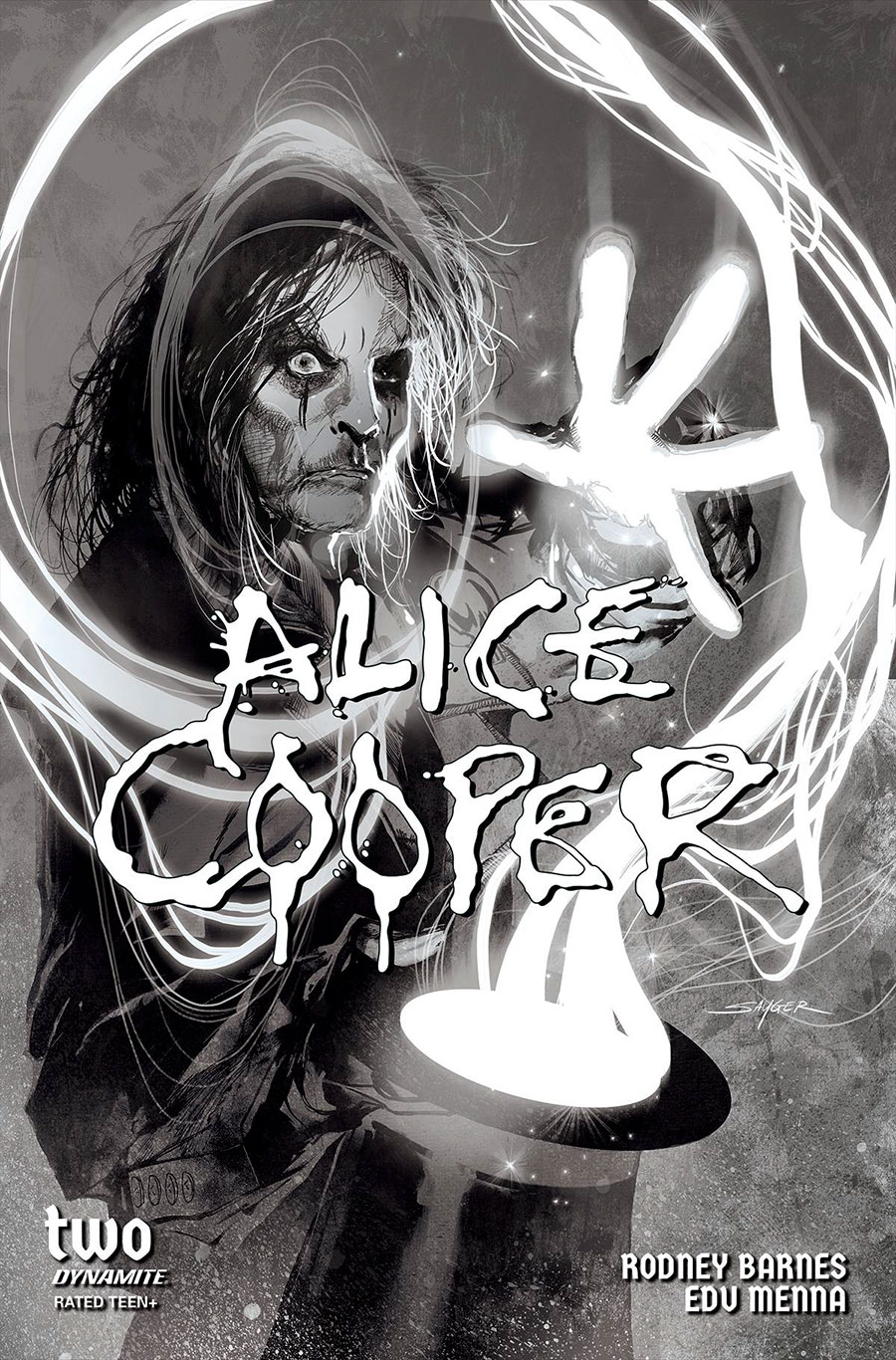 Alice Cooper Vol 2 #2 Cover K Incentive Stuart Sayger Black & White Cover