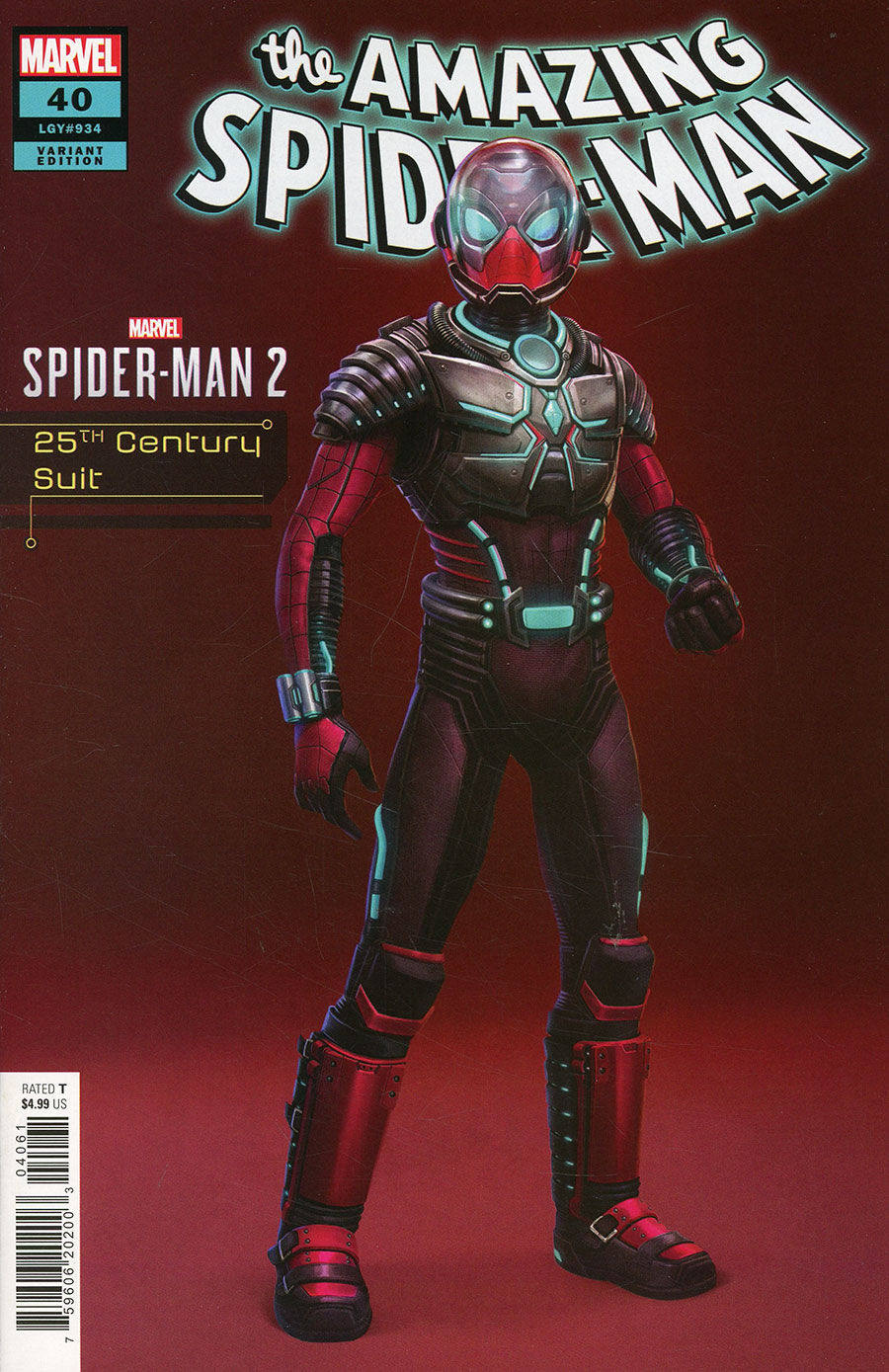Amazing Spider-Man Vol 6 #40 Cover F Variant Marvels Spider-Man 2 Video Game 25th Century Suit Cover (Gang War Tie-In)