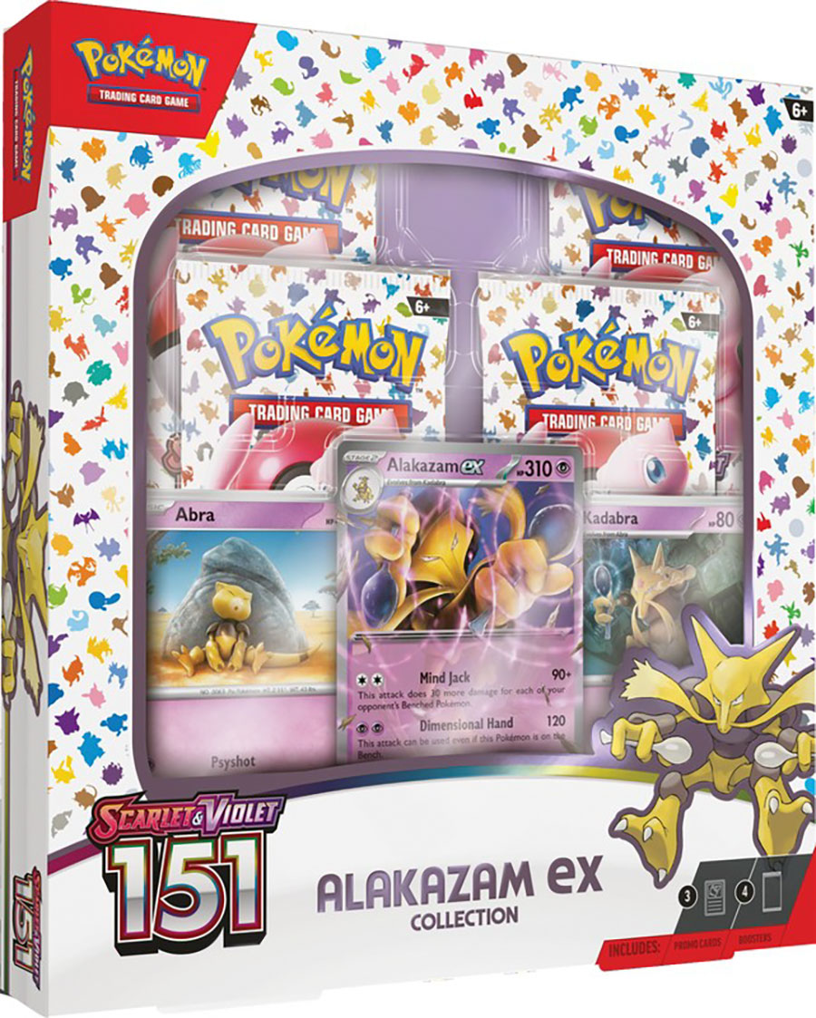 Pokemon Scarlet And Violet 151 Alakazam EX Box Display