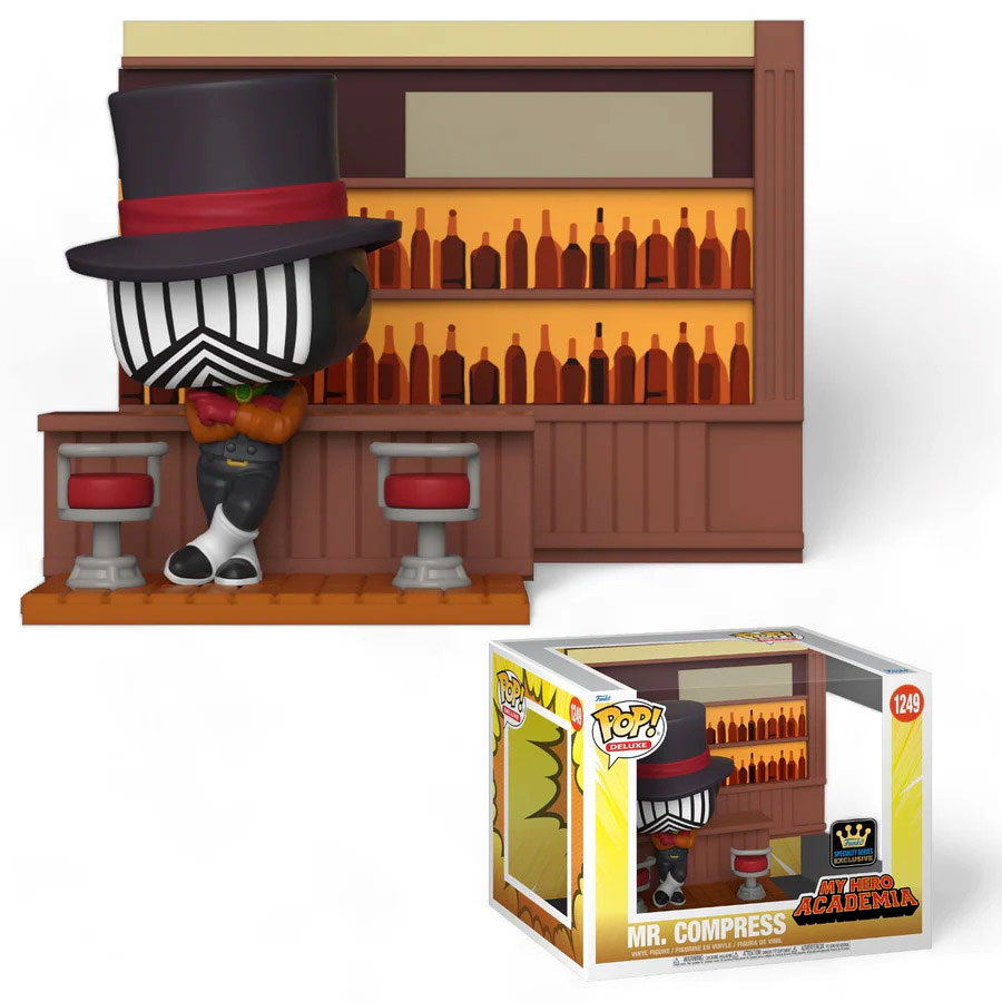POP Deluxe My Hero Academia Mr Compress Hideout Specialty Series Vinyl Figure