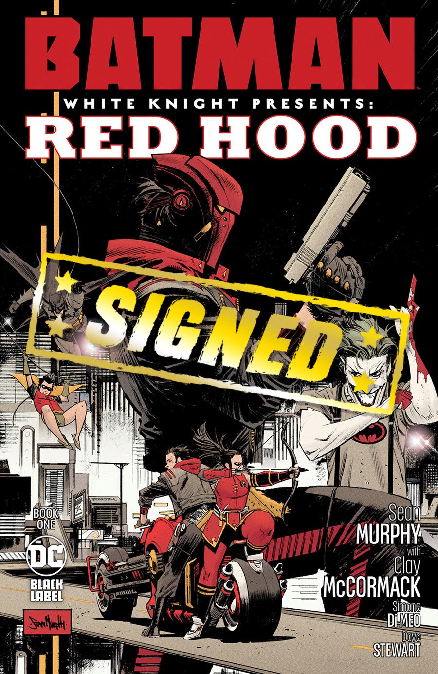 Batman White Knight Presents Red Hood #1 Cover G Regular Sean Murphy Cover Signed By Sean Gordon Murphy