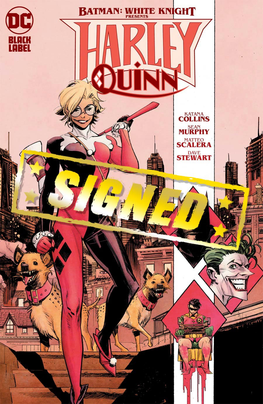 Batman White Knight Presents Harley Quinn #1 Cover F Regular Sean Murphy Cover Signed By Sean Gordon Murphy & Katana Collins (Limit 1 Per Customer)