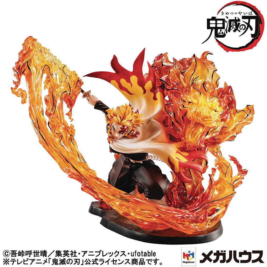 Demon Slayer Kimetsu No Yaiba Precious G.E.M. Series Rengoku Flame Tiger Statue