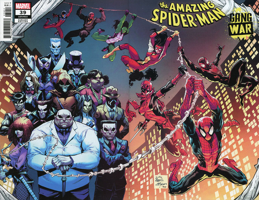 Amazing Spider-Man Vol 6 #39 Cover E Variant Ryan Stegman Wraparound Cover (Gang War Tie-In)