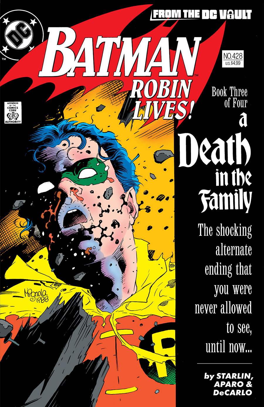 Batman #428 Robin Lives (One Shot) Cover A Regular Mike Mignola Cover (Limit 1 Per Customer)