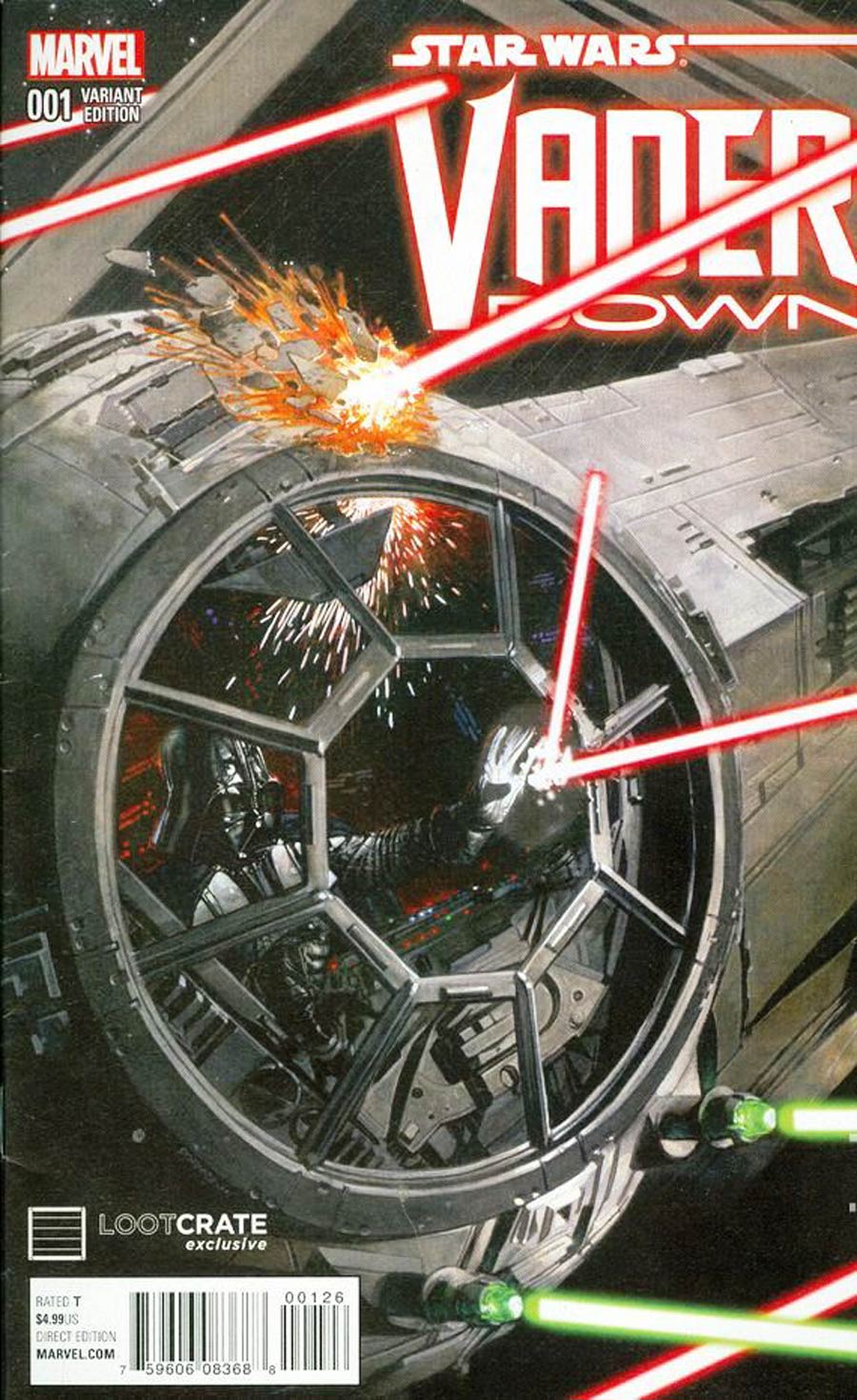 Star Wars Vader Down #1 Cover Q Loot Crate Exclusive Variant Cover