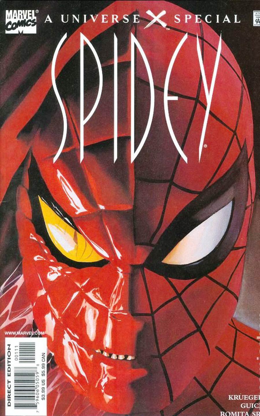 Universe X Spidey Cover B Recalled Edition