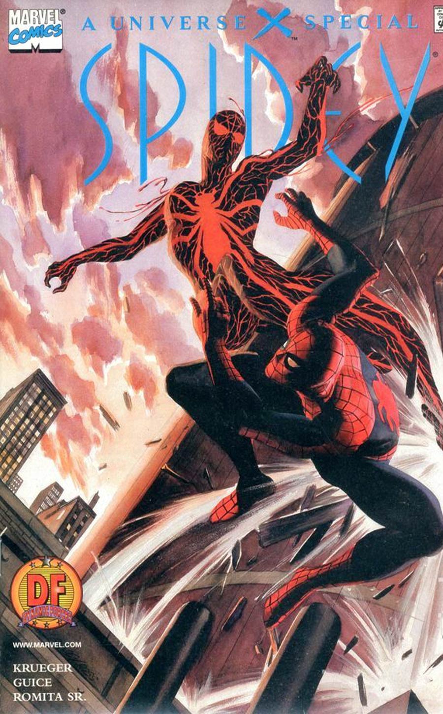 Universe X Spidey Cover E DF Edition Recalled