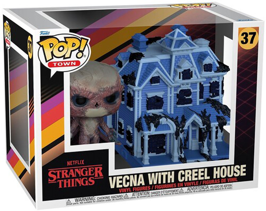 POP Town Stranger Things Season 04 Creel House With Vecna Vinyl Figure