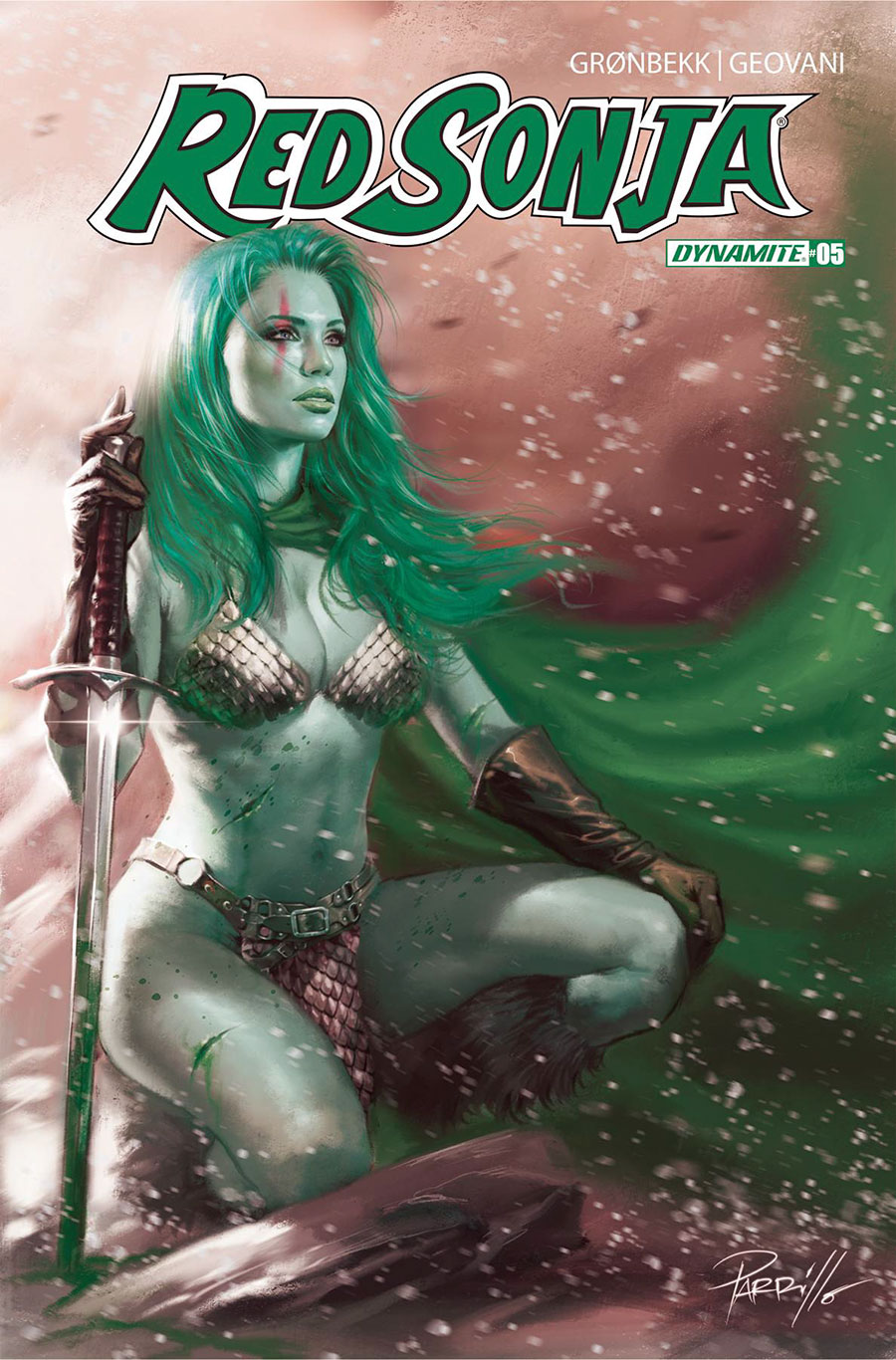 Red Sonja Vol 10 #5 Cover M Variant Lucio Parrillo Ultraviolet Cover