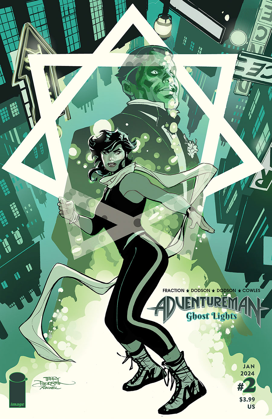 Adventureman Ghost Lights #2 Cover A Regular Terry Dodson & Rachel Dodson Cover
