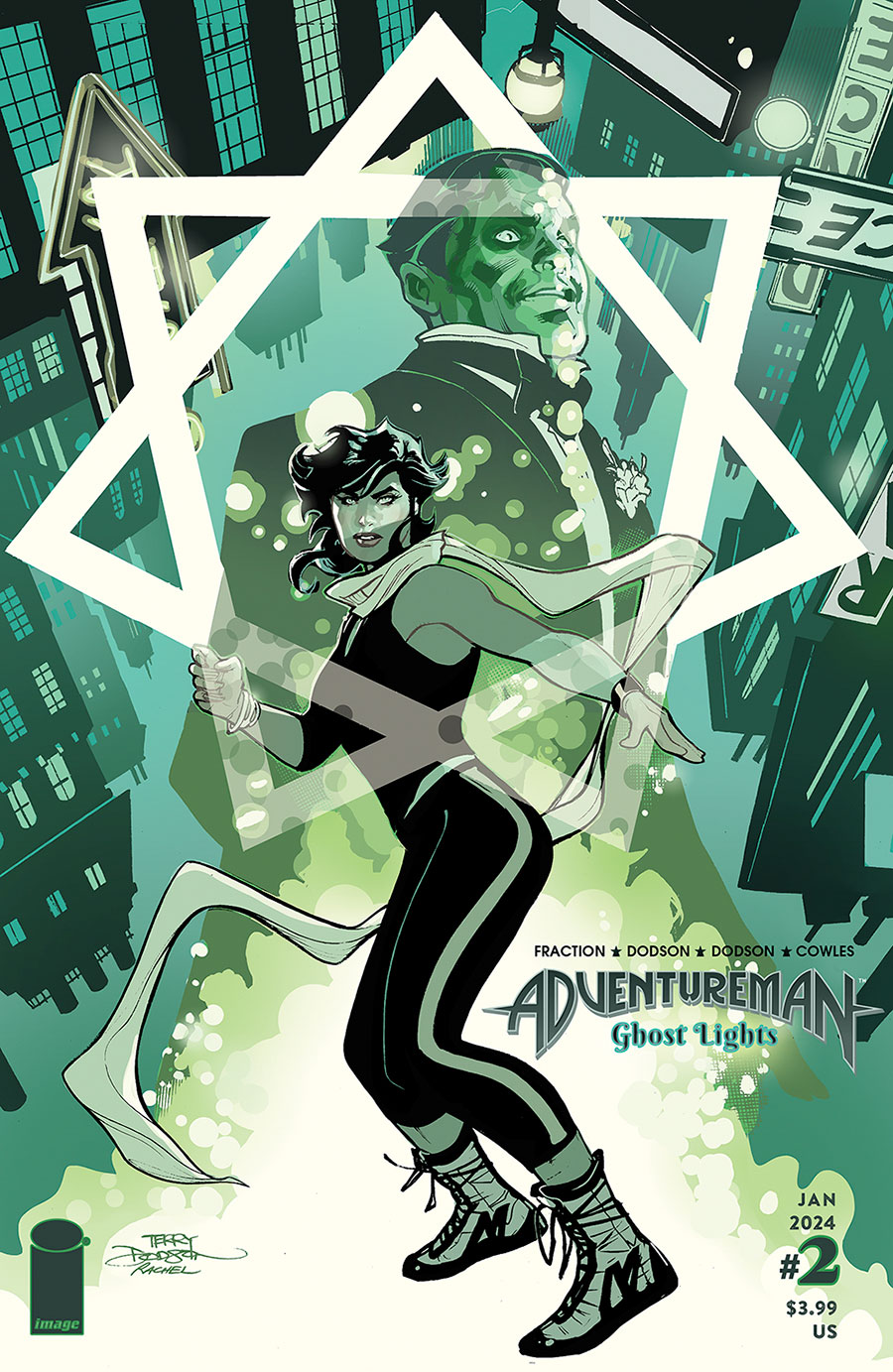 Adventureman Ghost Lights #2 Cover A Regular Terry Dodson & Rachel Dodson Cover