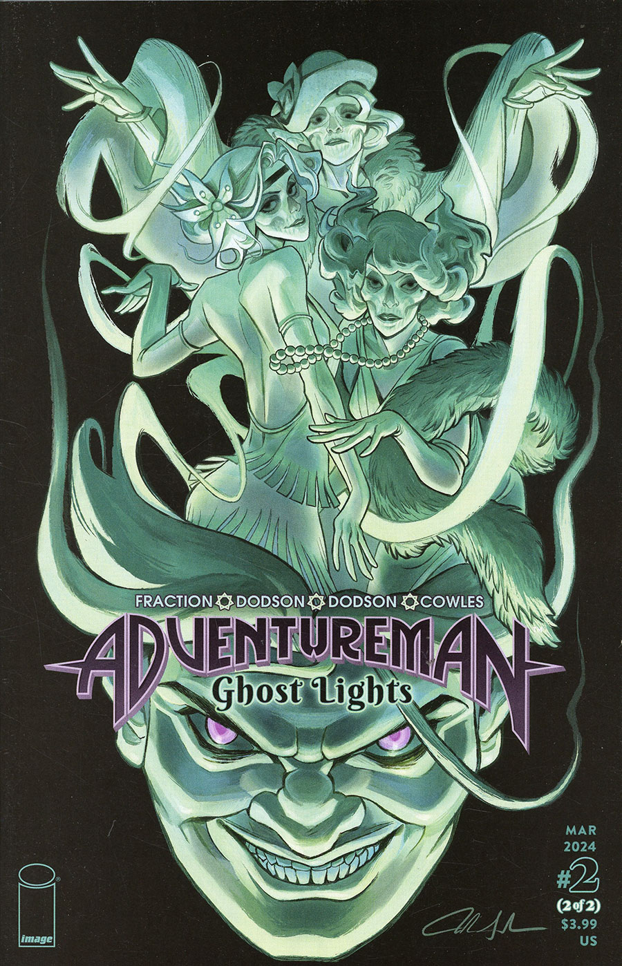 Adventureman Ghost Lights #2 Cover B Variant Mindy Lee Cover